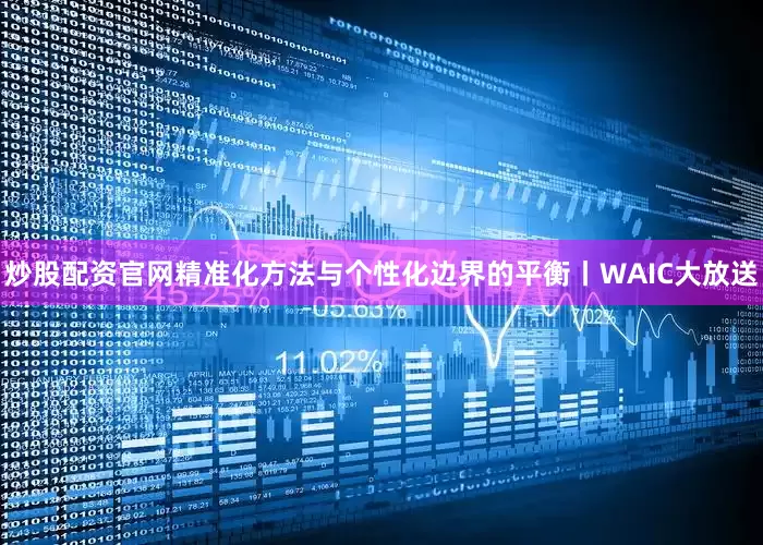 炒股配资官网精准化方法与个性化边界的平衡丨WAIC大放送